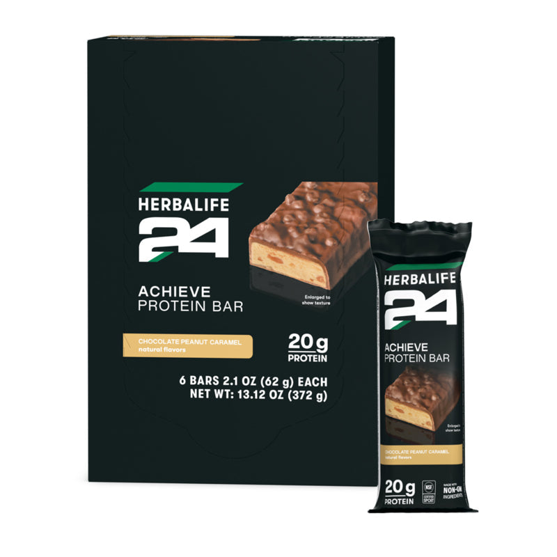 Herbalife24 ACHIEVE Protein Bar: Chocolate Peanut Caramel (California Only)