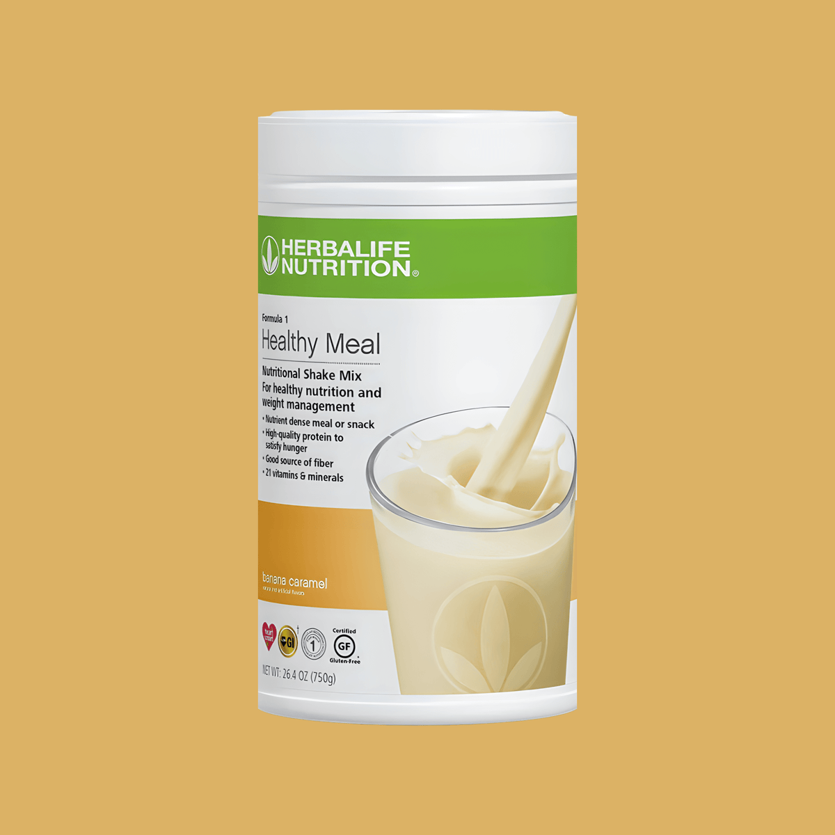 Formula 1 Healthy Meal Nutritional Shake Mix: Banana Caramel 750 g