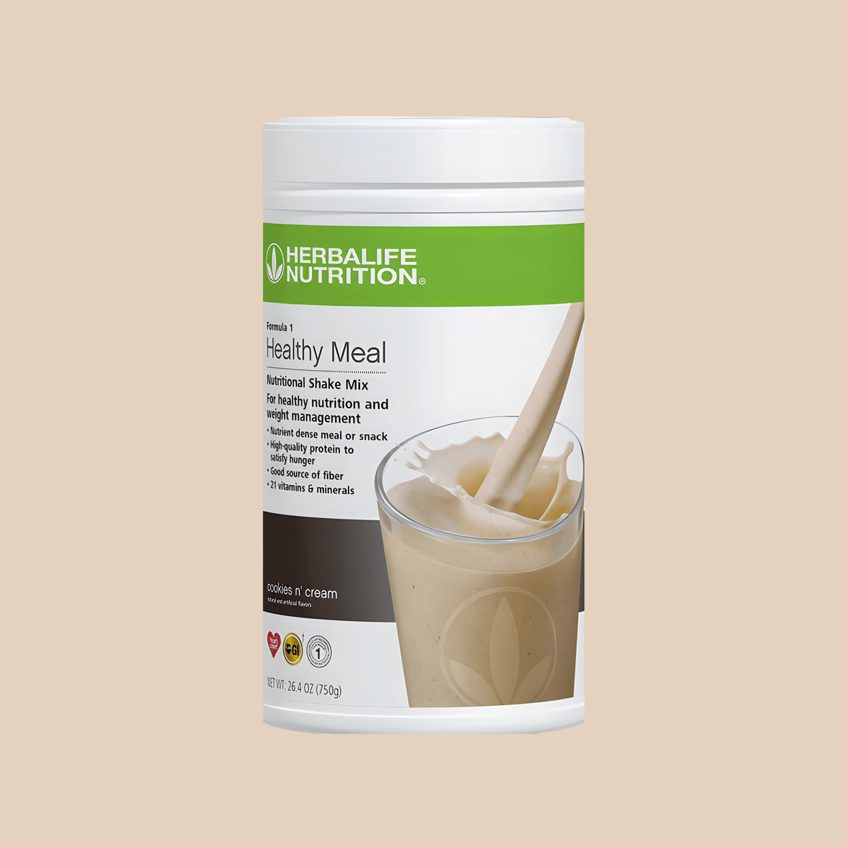 Formula 1 Healthy Meal Nutritional Shake Mix: Cookies 'n Cream 750 g