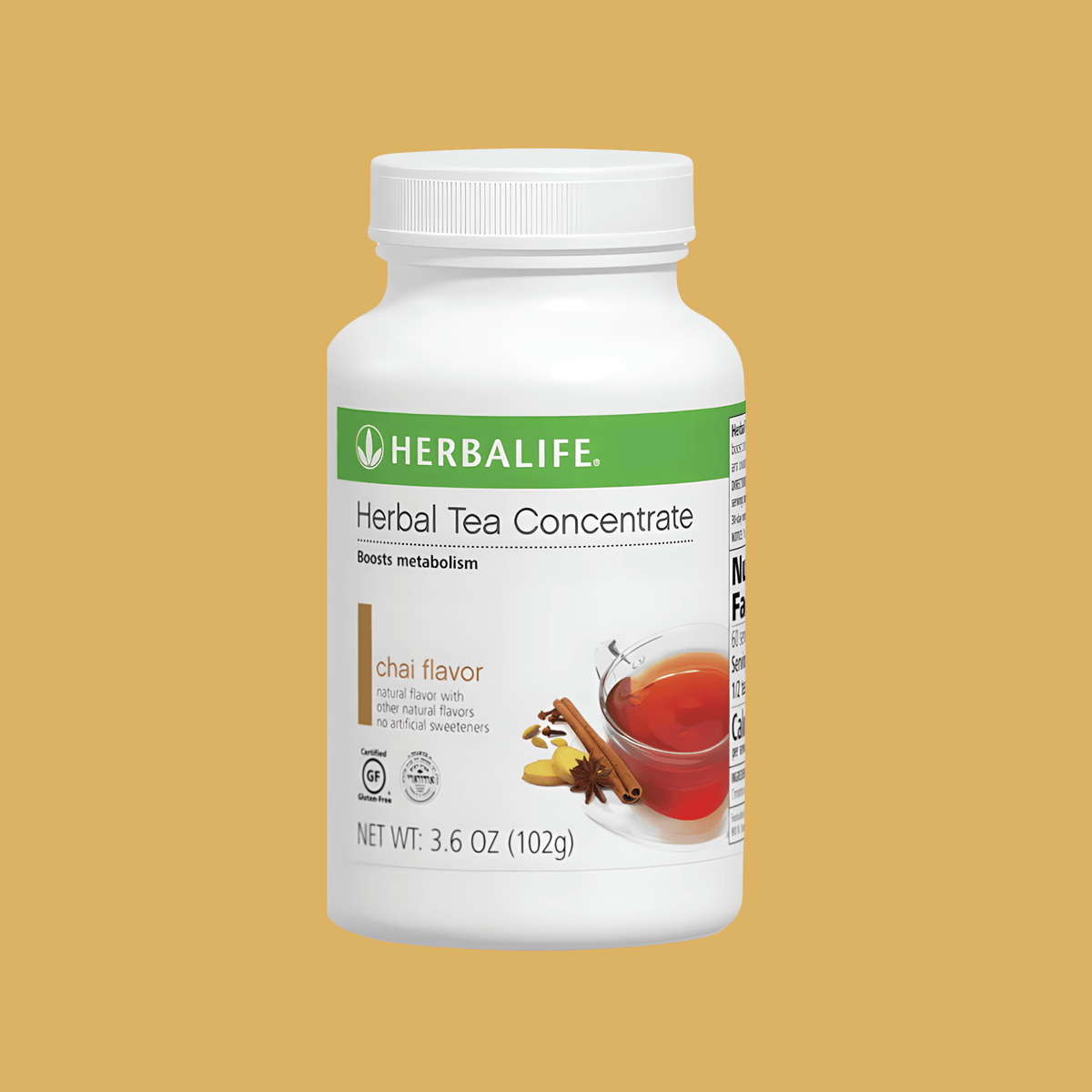Herbal Tea Concentrate: Chai with non-GM Ingredient 3.53 Oz.