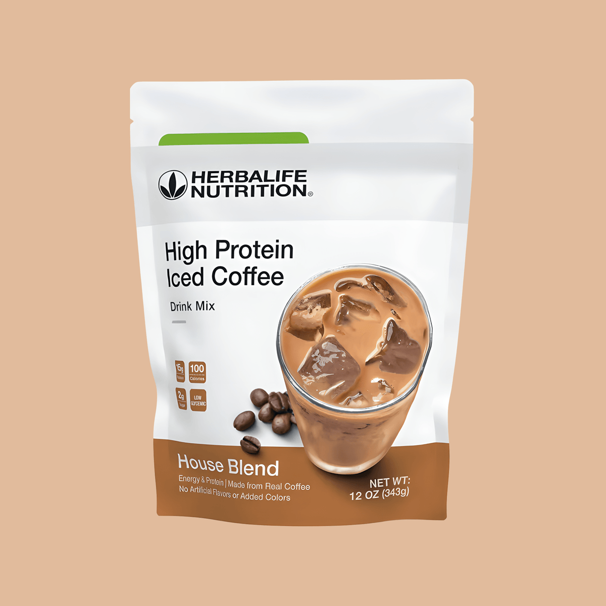High Protein Iced Coffee: House Blend