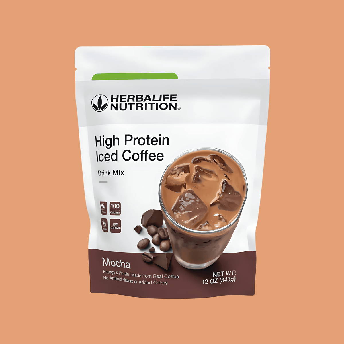 High Protein Iced Coffee: Mocha