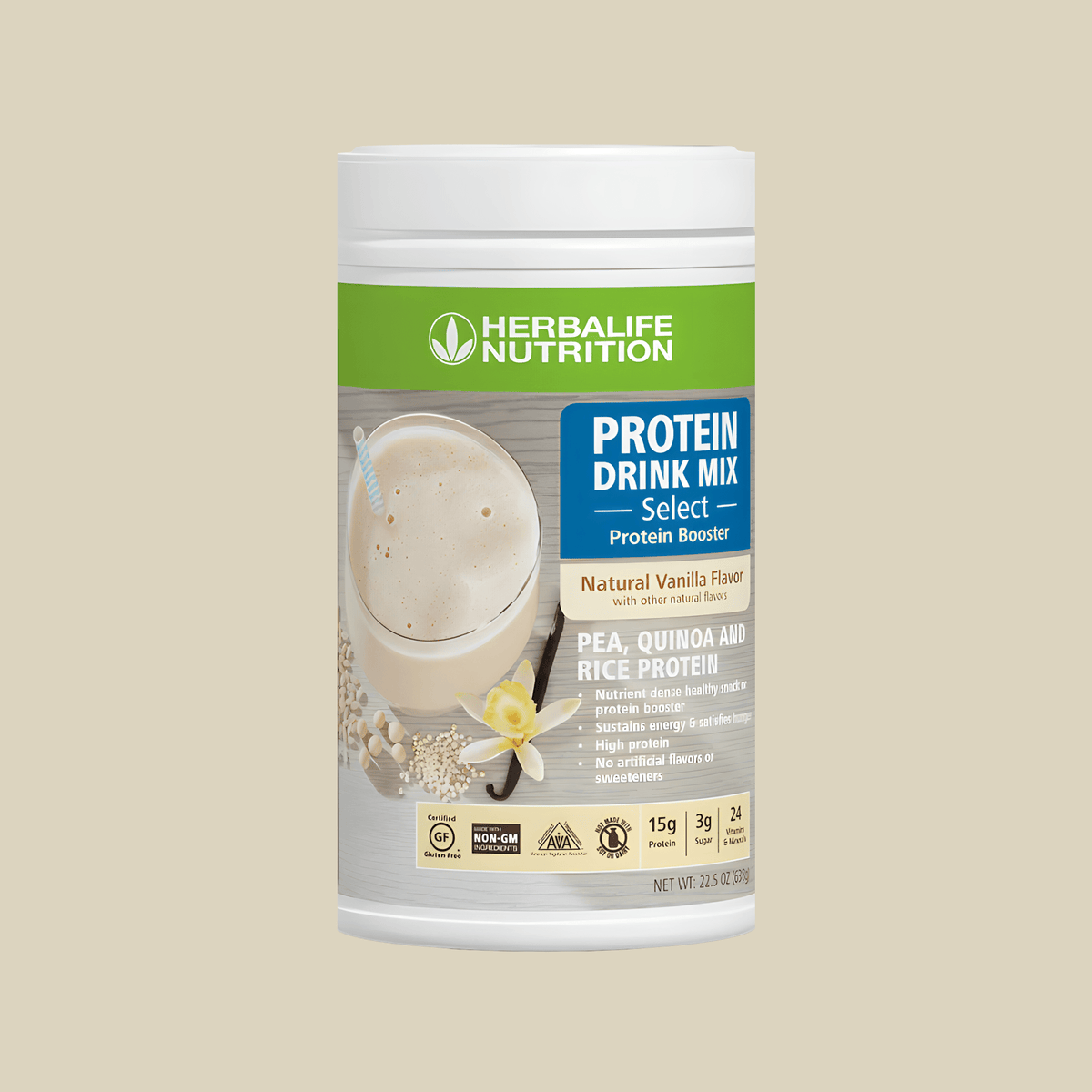 Protein Drink Mix Select: Natural Vanilla flavor